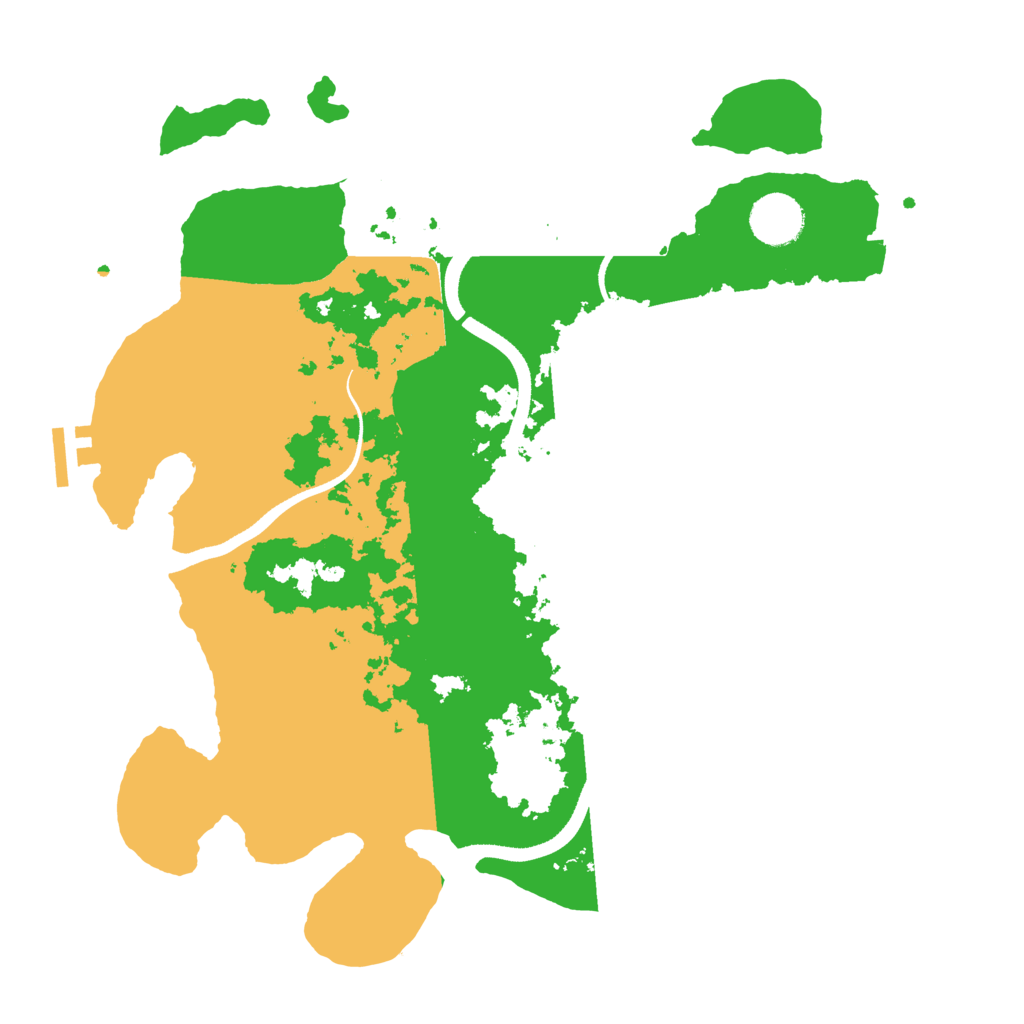 Biome Rust Map: Procedural Map, Size: 3500, Seed: 1527085124