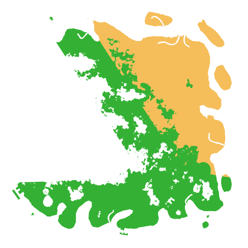 Biome Rust Map: Procedural Map, Size: 4500, Seed: 668877