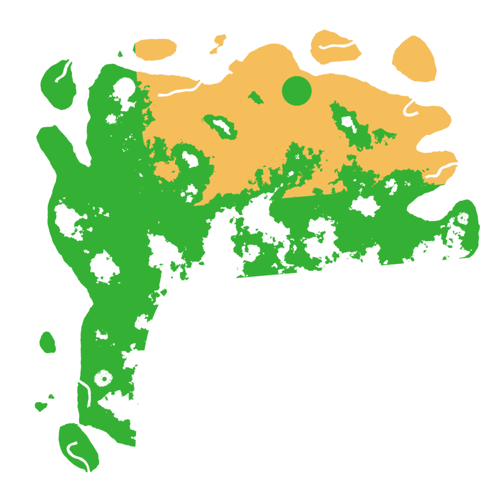 Biome Rust Map: Procedural Map, Size: 4500, Seed: 650812505