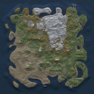 Thumbnail Rust Map: Procedural Map, Size: 4500, Seed: 1979301797, 19 Monuments