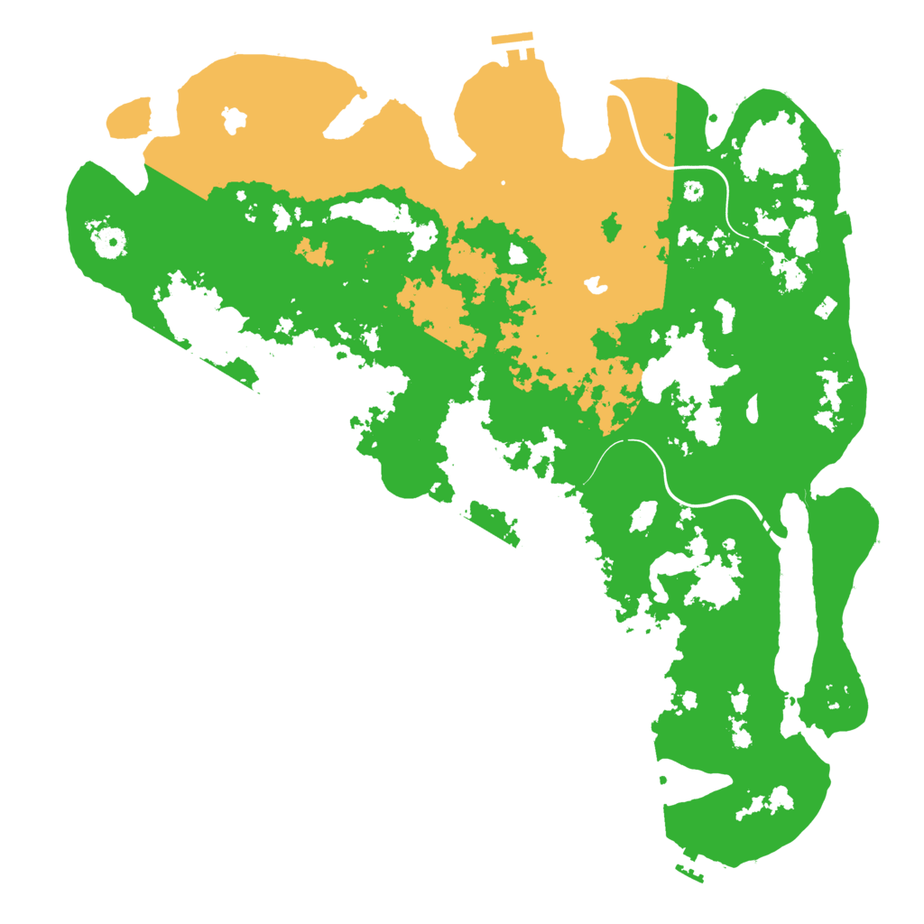 Biome Rust Map: Procedural Map, Size: 4500, Seed: 251499457