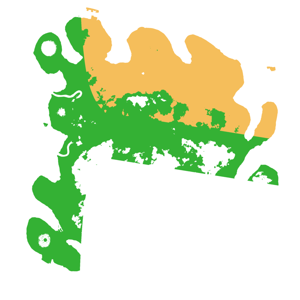 Biome Rust Map: Procedural Map, Size: 3500, Seed: 7224893