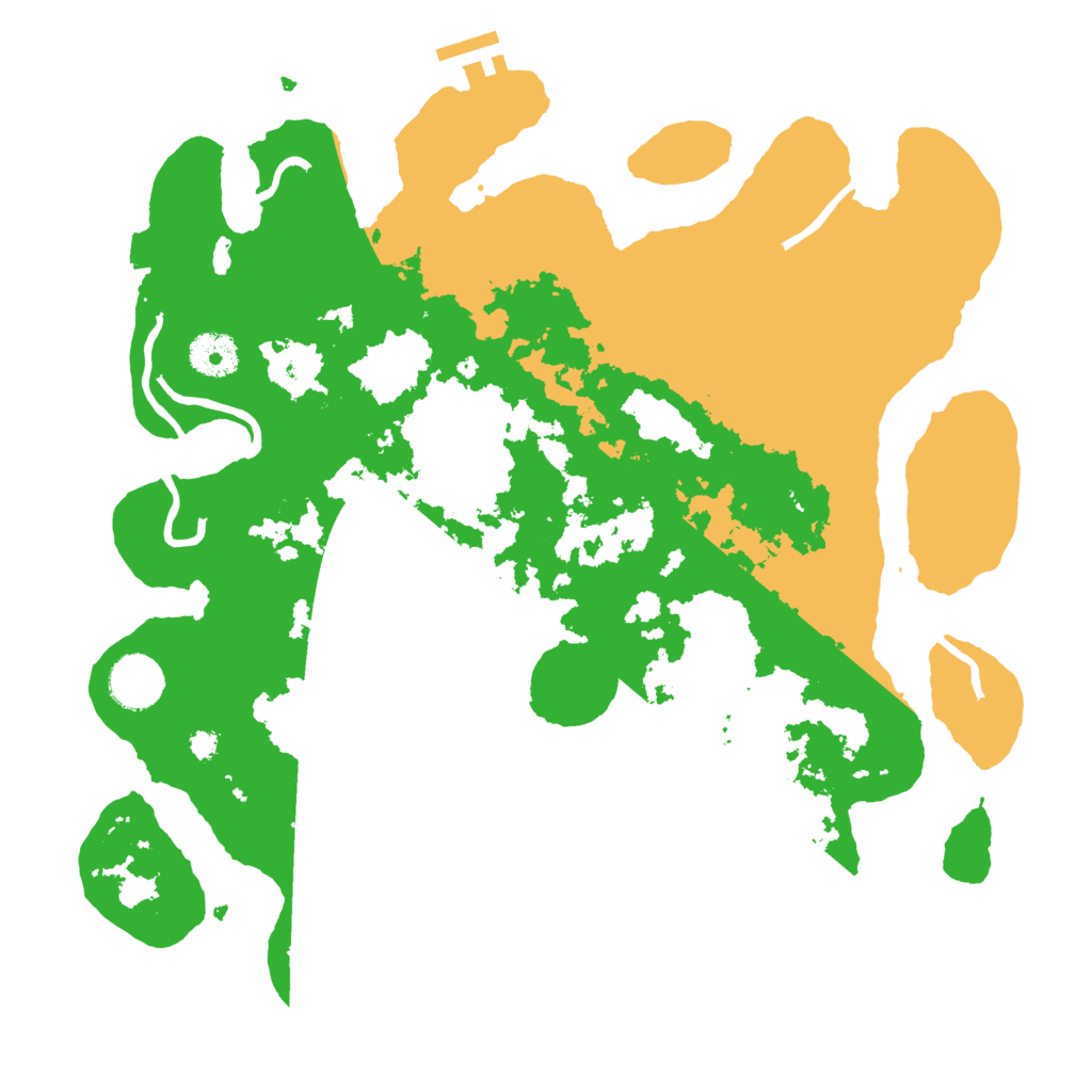 Biome Rust Map: Procedural Map, Size: 3500, Seed: 18133985