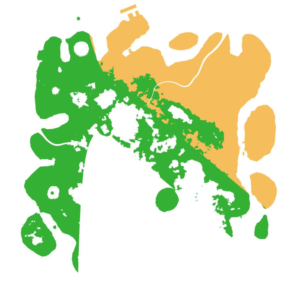 Biome Rust Map: Procedural Map, Size: 3500, Seed: 18133985