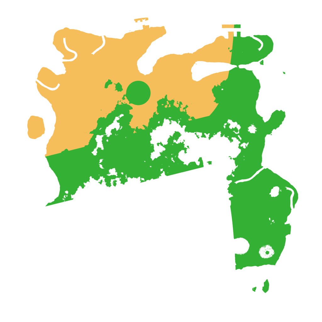 Biome Rust Map: Procedural Map, Size: 3500, Seed: 1072371970