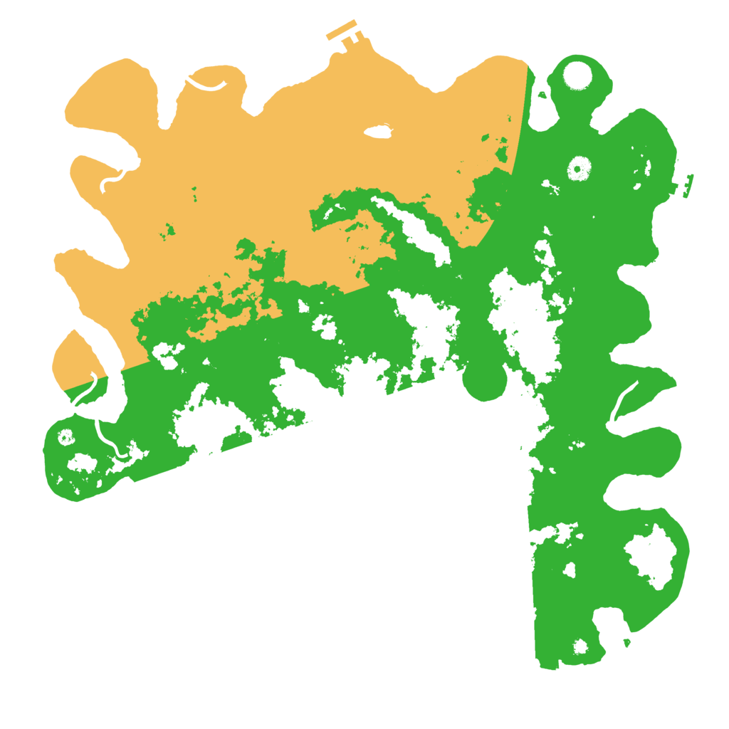 Biome Rust Map: Procedural Map, Size: 4500, Seed: 480054921