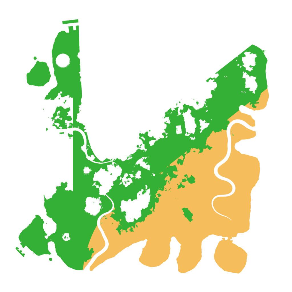 Biome Rust Map: Procedural Map, Size: 3700, Seed: 1724840420