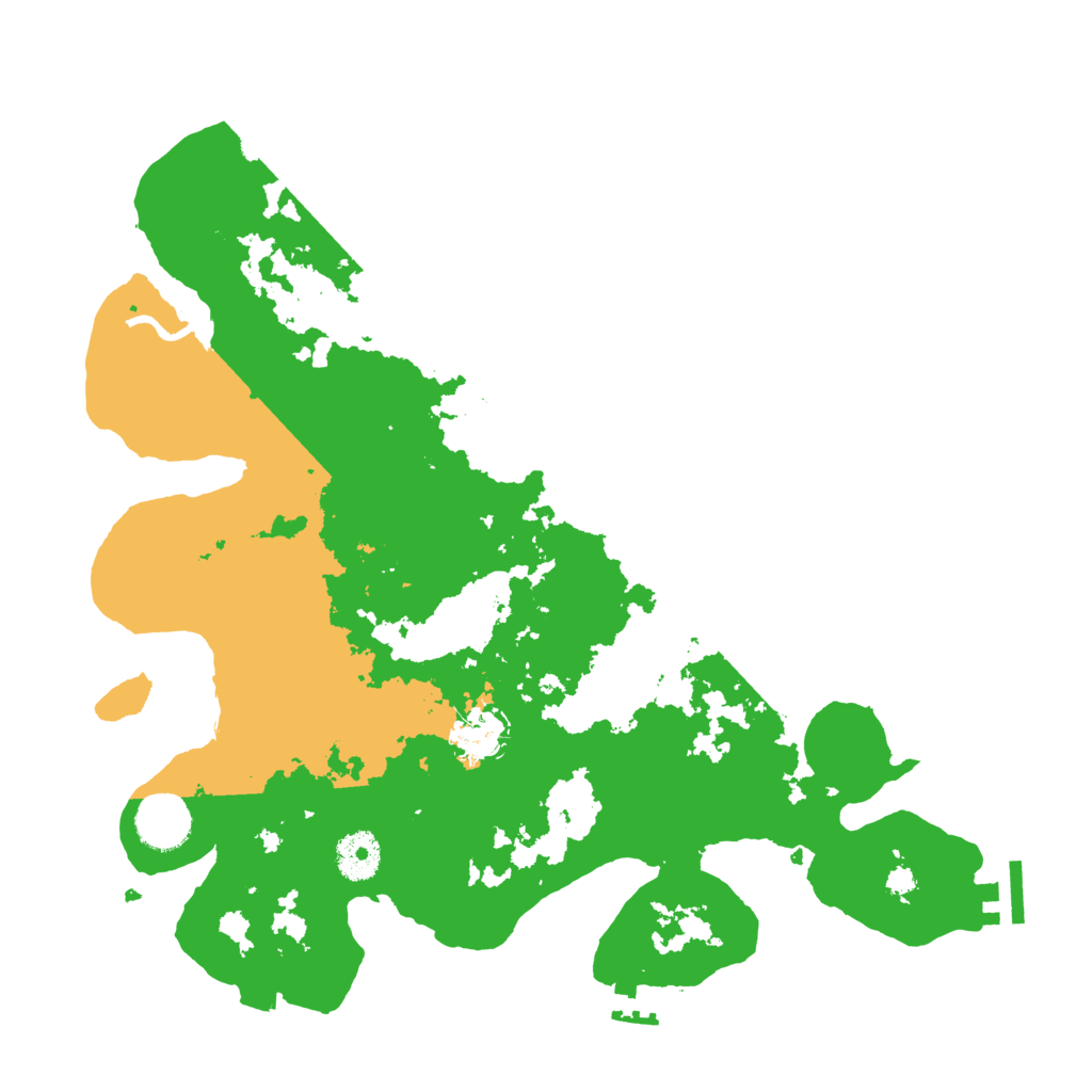 Biome Rust Map: Procedural Map, Size: 3500, Seed: 221577