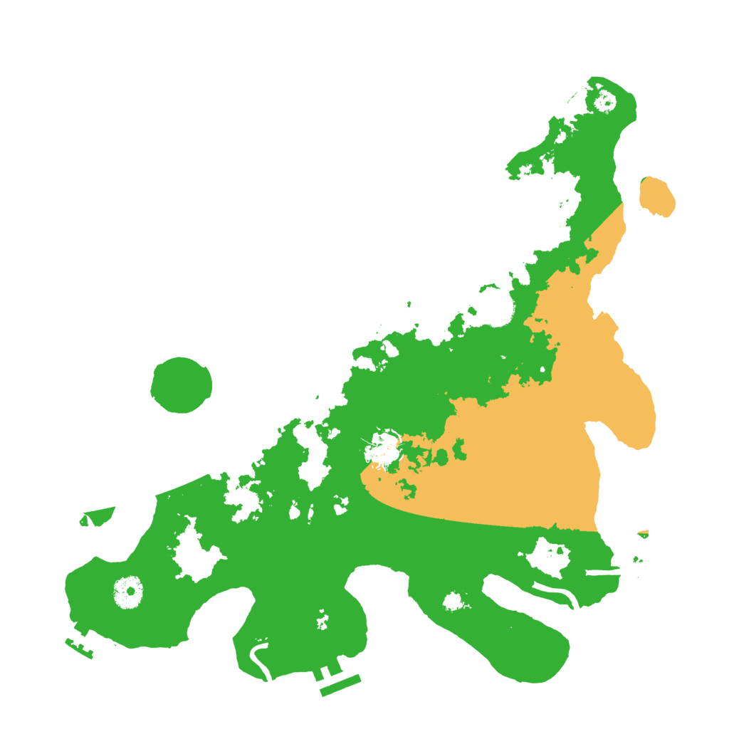 Biome Rust Map: Procedural Map, Size: 3500, Seed: 61485968