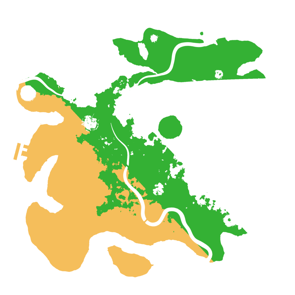 Biome Rust Map: Procedural Map, Size: 3500, Seed: 1614497716