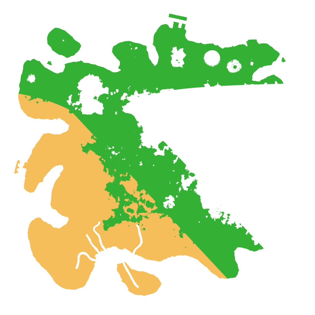 Biome Rust Map: Procedural Map, Size: 3500, Seed: 1614497716