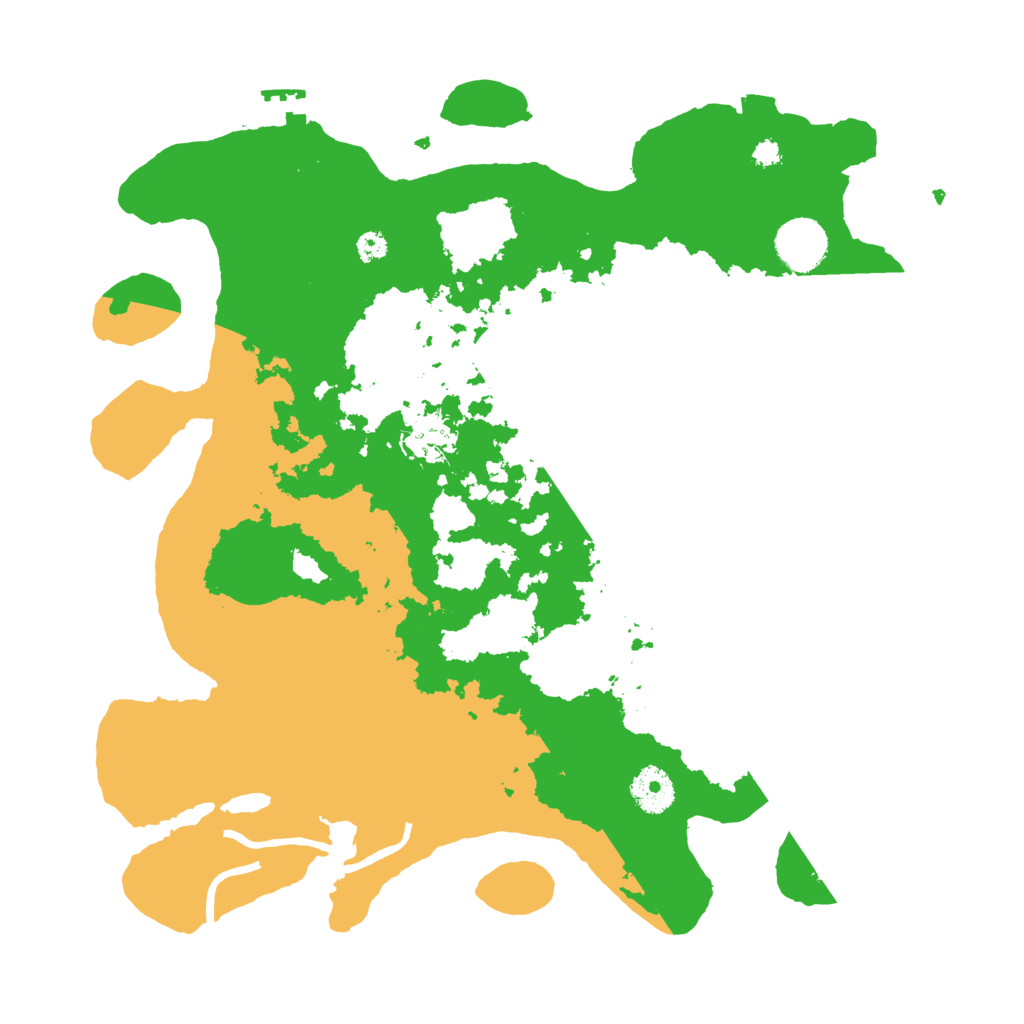 Biome Rust Map: Procedural Map, Size: 3500, Seed: 264493876