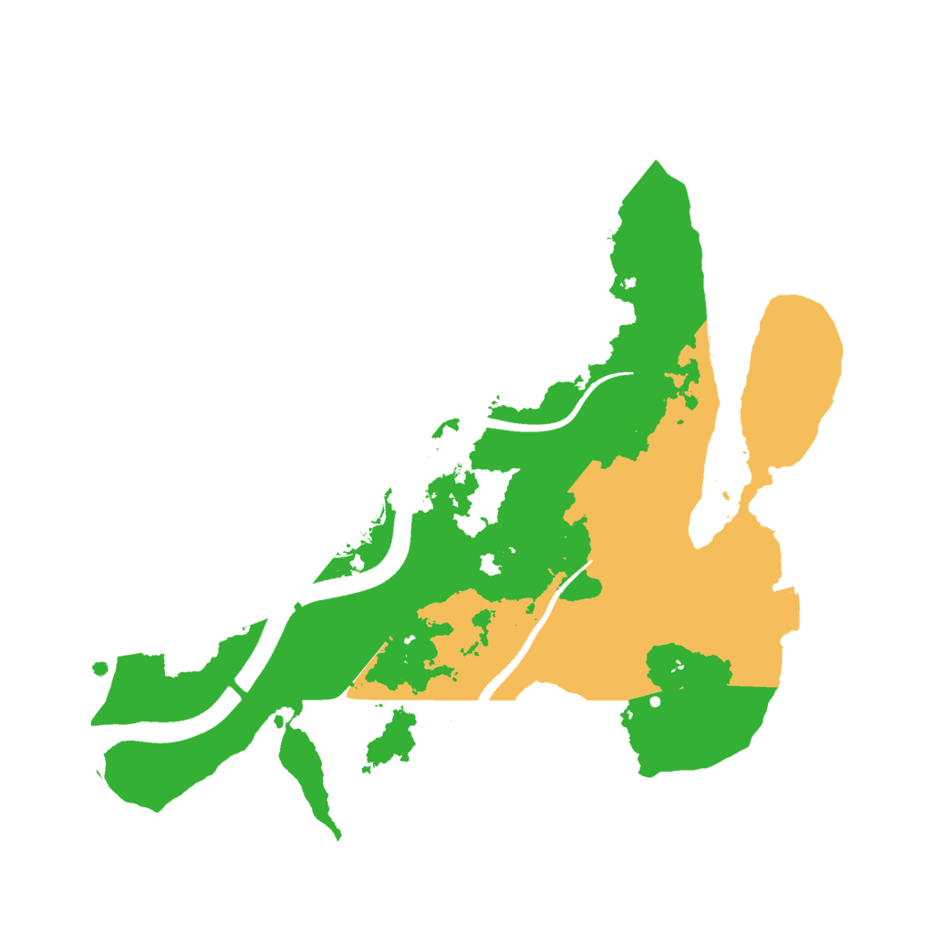 Biome Rust Map: Procedural Map, Size: 2500, Seed: 918053162