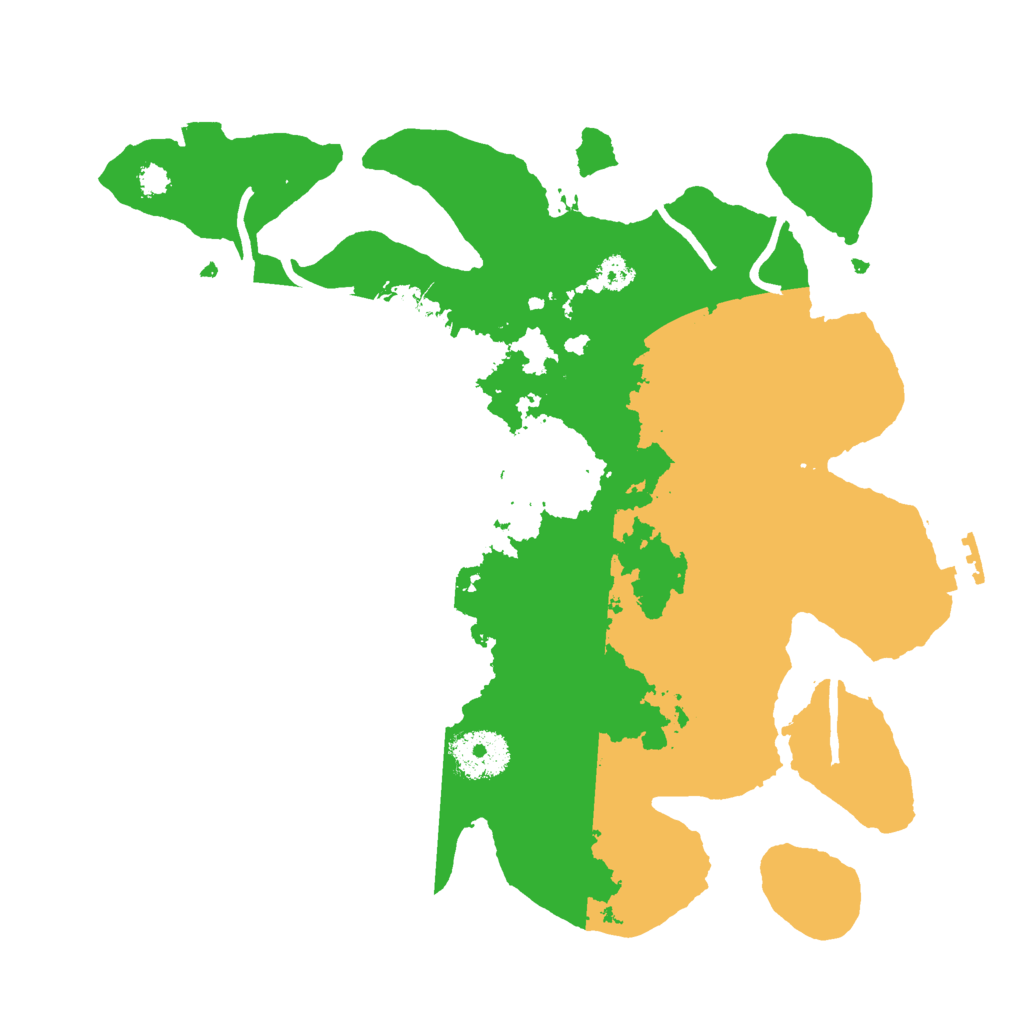 Biome Rust Map: Procedural Map, Size: 3000, Seed: 18054