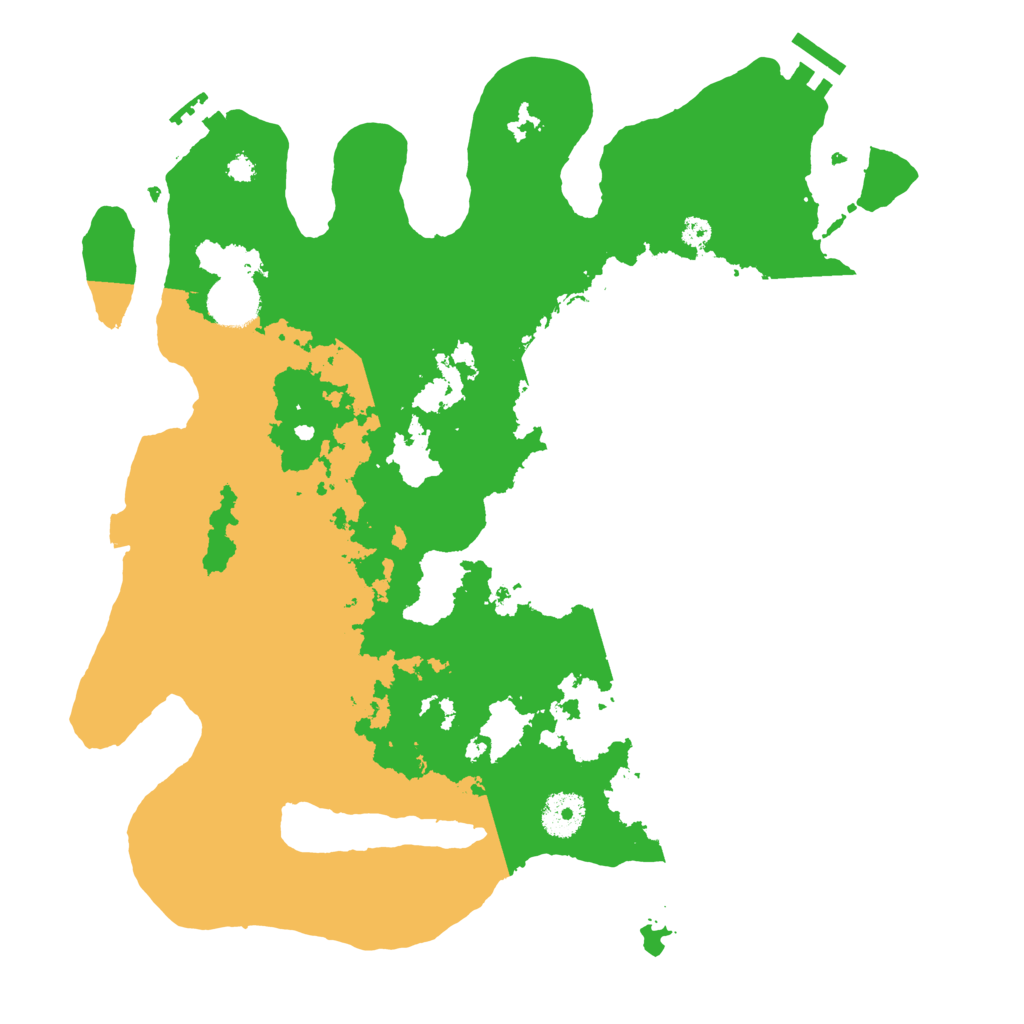Biome Rust Map: Procedural Map, Size: 3500, Seed: 1257236421