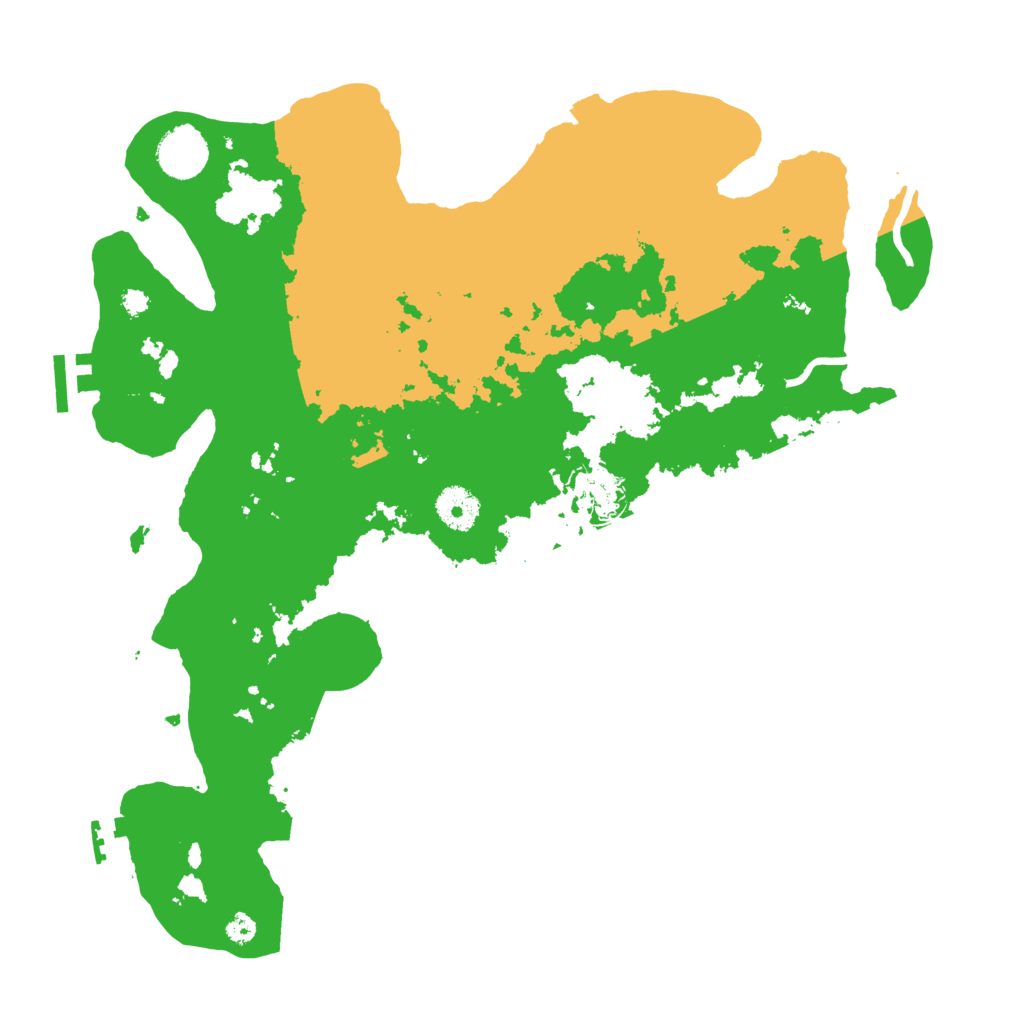 Biome Rust Map: Procedural Map, Size: 3600, Seed: 44308837