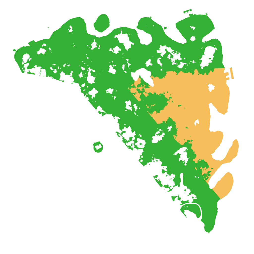 Biome Rust Map: Procedural Map, Size: 4500, Seed: 516235840
