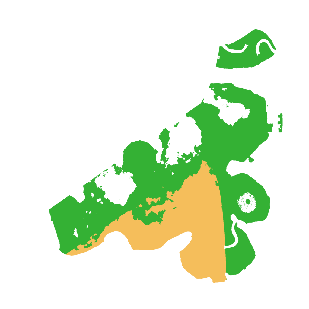 Biome Rust Map: Procedural Map, Size: 2500, Seed: 532058973