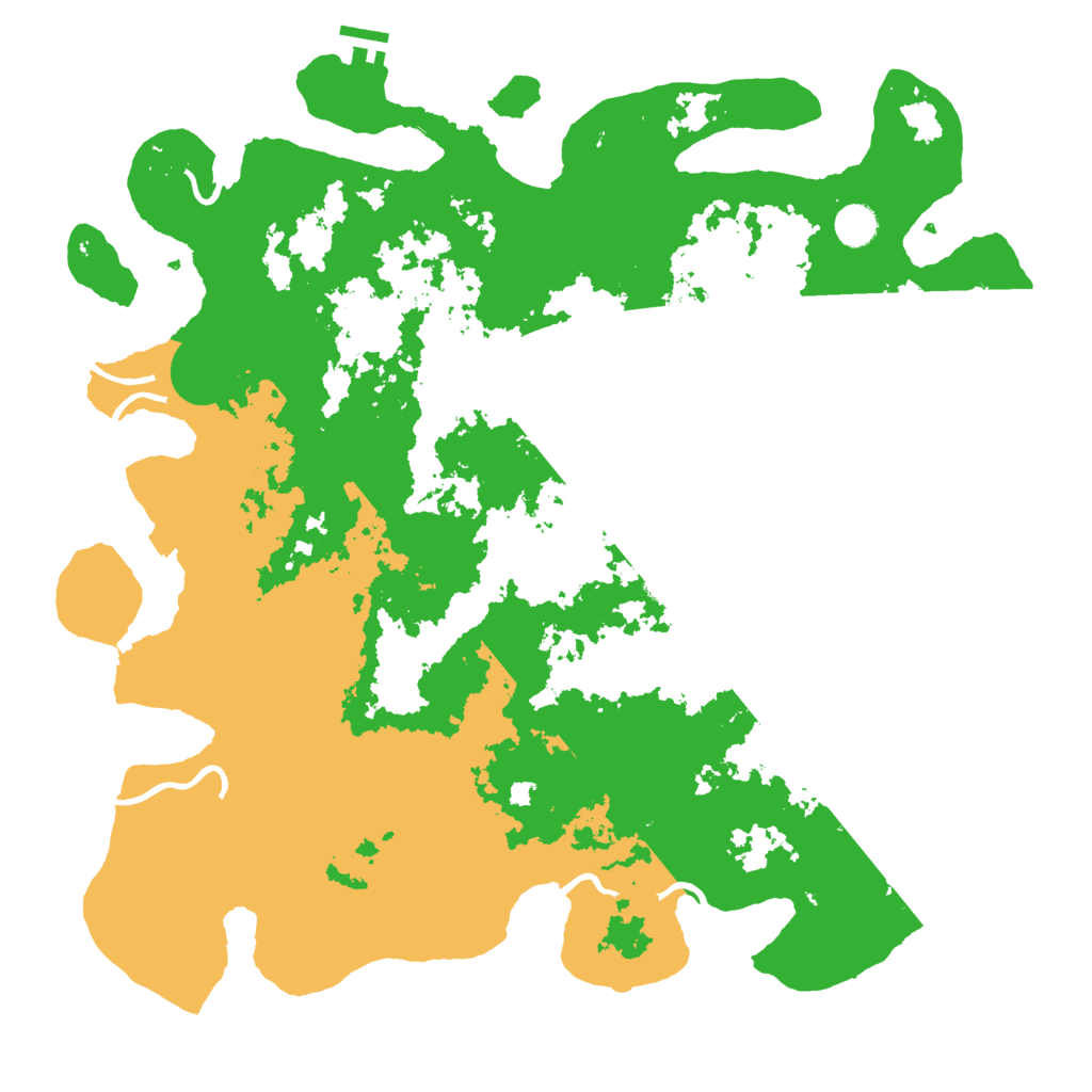 Biome Rust Map: Procedural Map, Size: 4500, Seed: 135102280