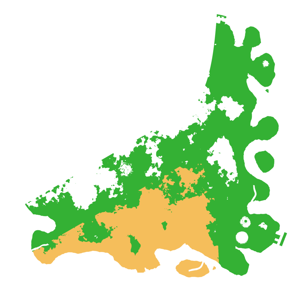 Biome Rust Map: Procedural Map, Size: 4300, Seed: 40624