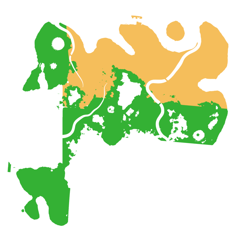 Biome Rust Map: Procedural Map, Size: 3500, Seed: 1081415600