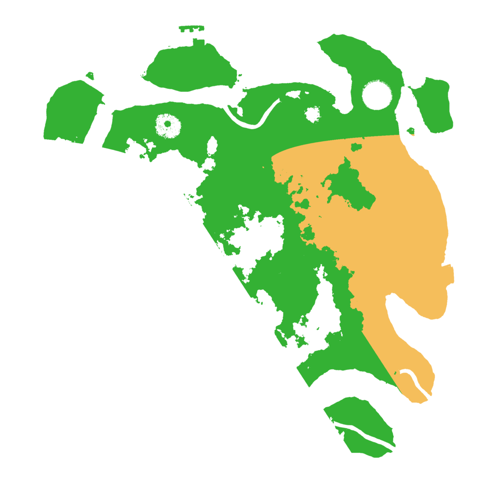 Biome Rust Map: Procedural Map, Size: 3000, Seed: 957607