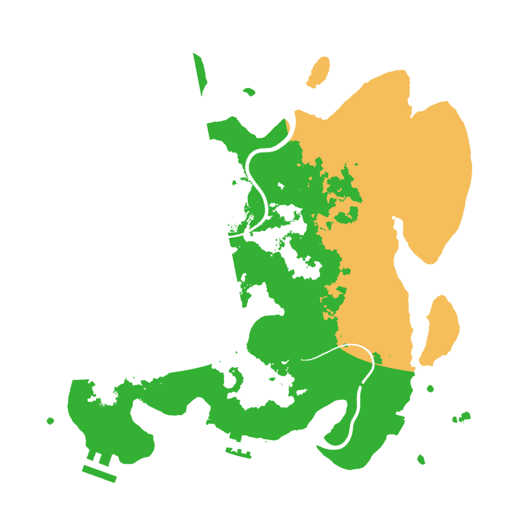 Biome Rust Map: Procedural Map, Size: 3000, Seed: 1406960855