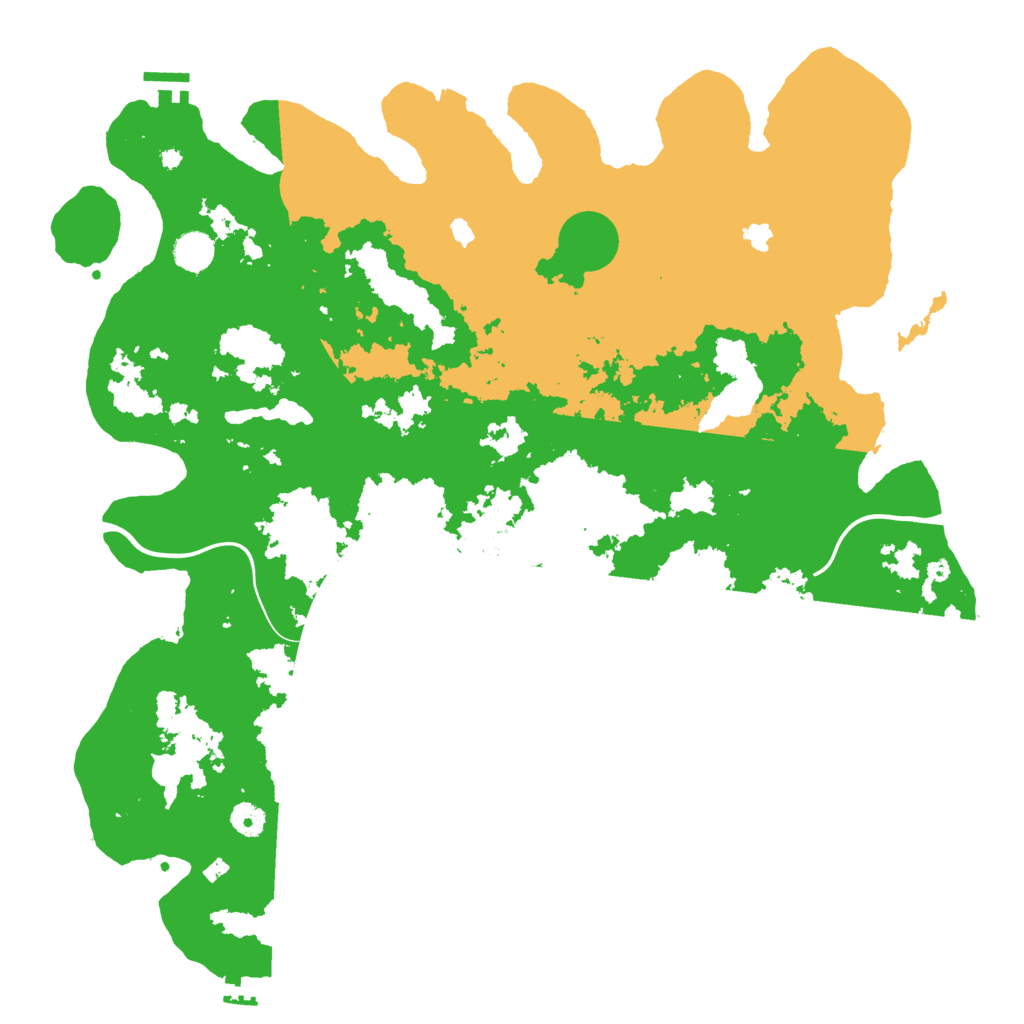 Biome Rust Map: Procedural Map, Size: 4500, Seed: 1796513114