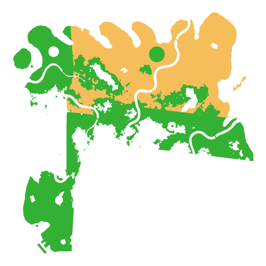 Biome Rust Map: Procedural Map, Size: 4500, Seed: 1796513114