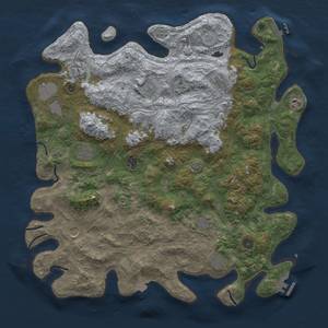 Thumbnail Rust Map: Procedural Map, Size: 4500, Seed: 771773537, 19 Monuments