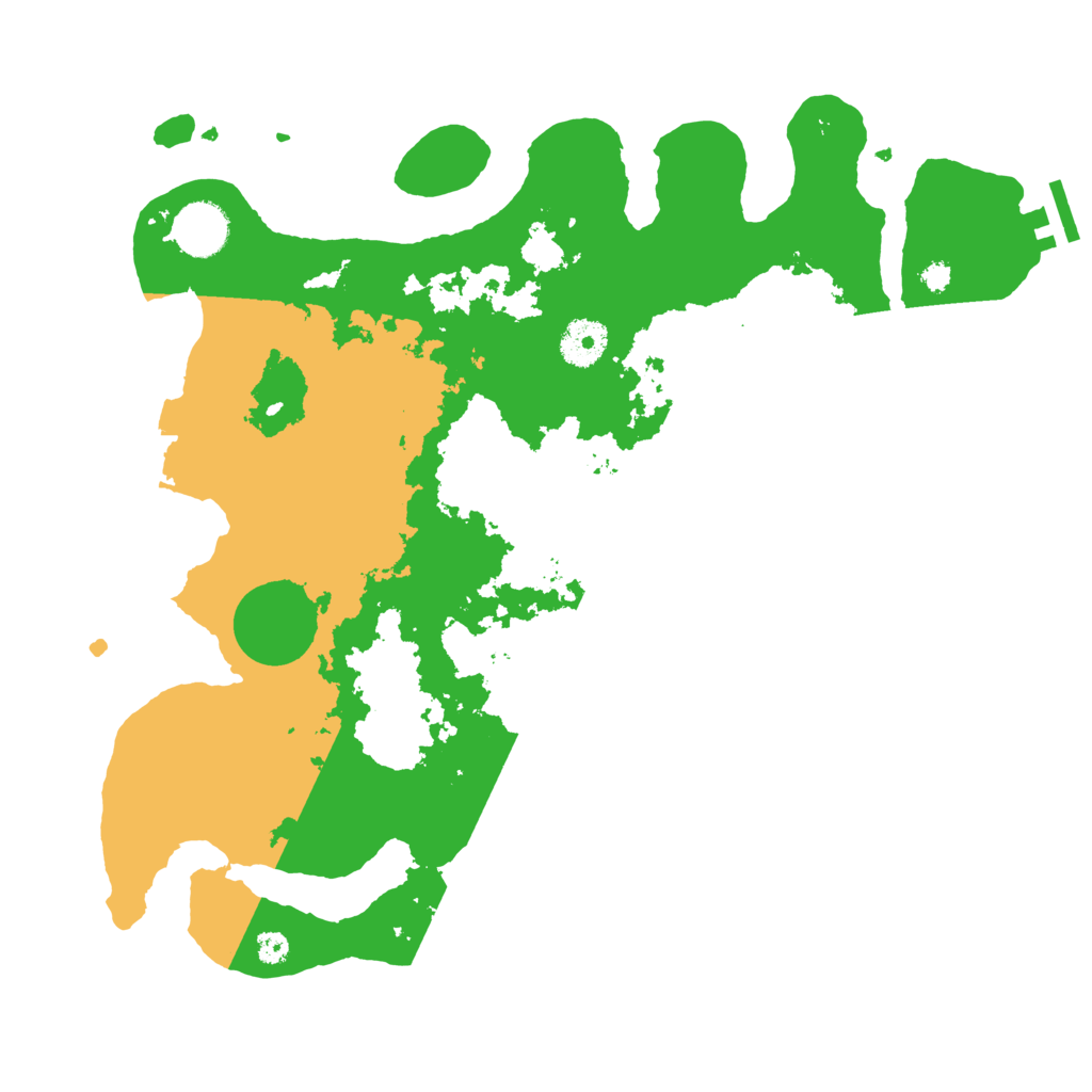 Biome Rust Map: Procedural Map, Size: 3500, Seed: 608042560