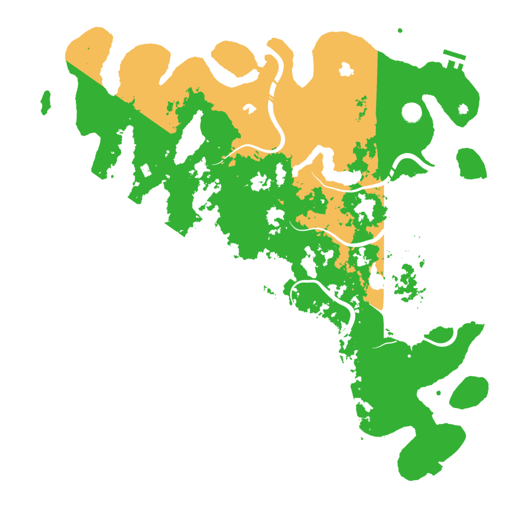 Biome Rust Map: Procedural Map, Size: 4500, Seed: 724845931