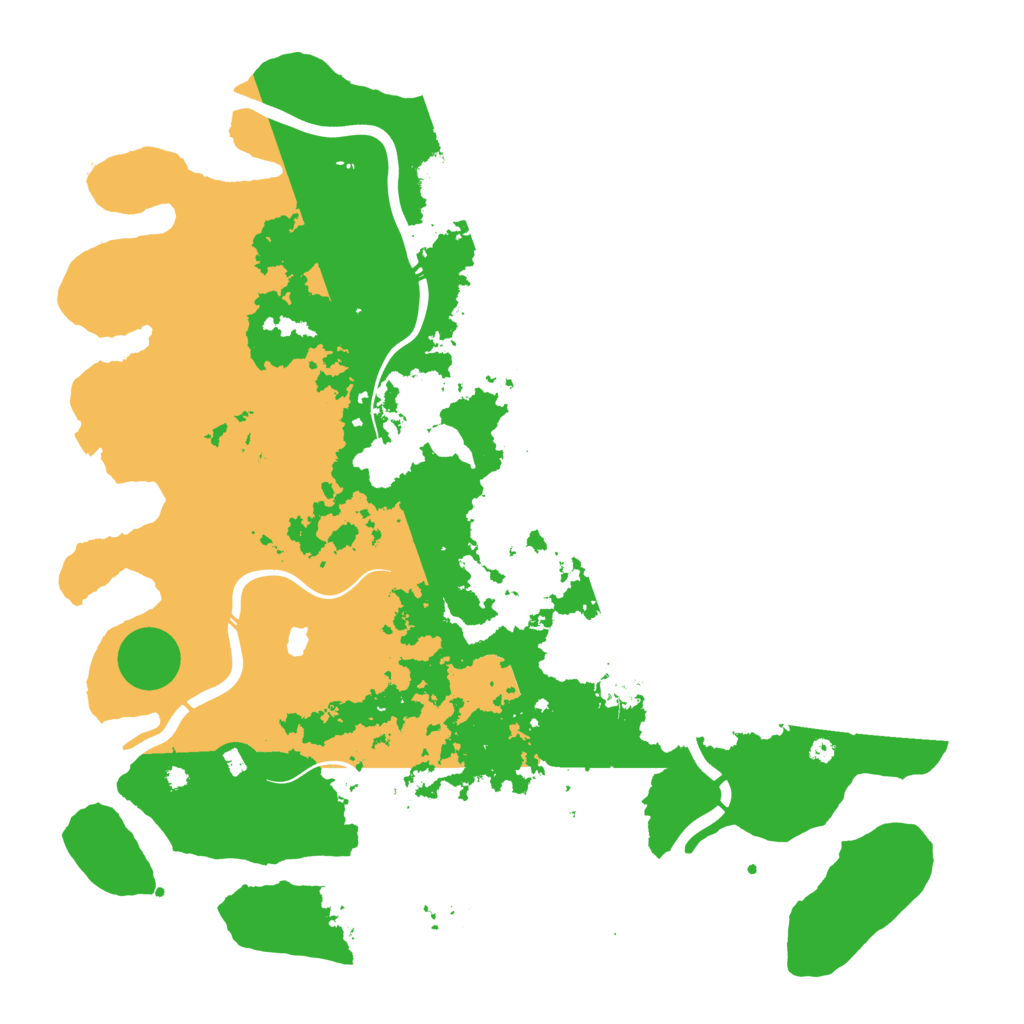 Biome Rust Map: Procedural Map, Size: 4300, Seed: 1294030528