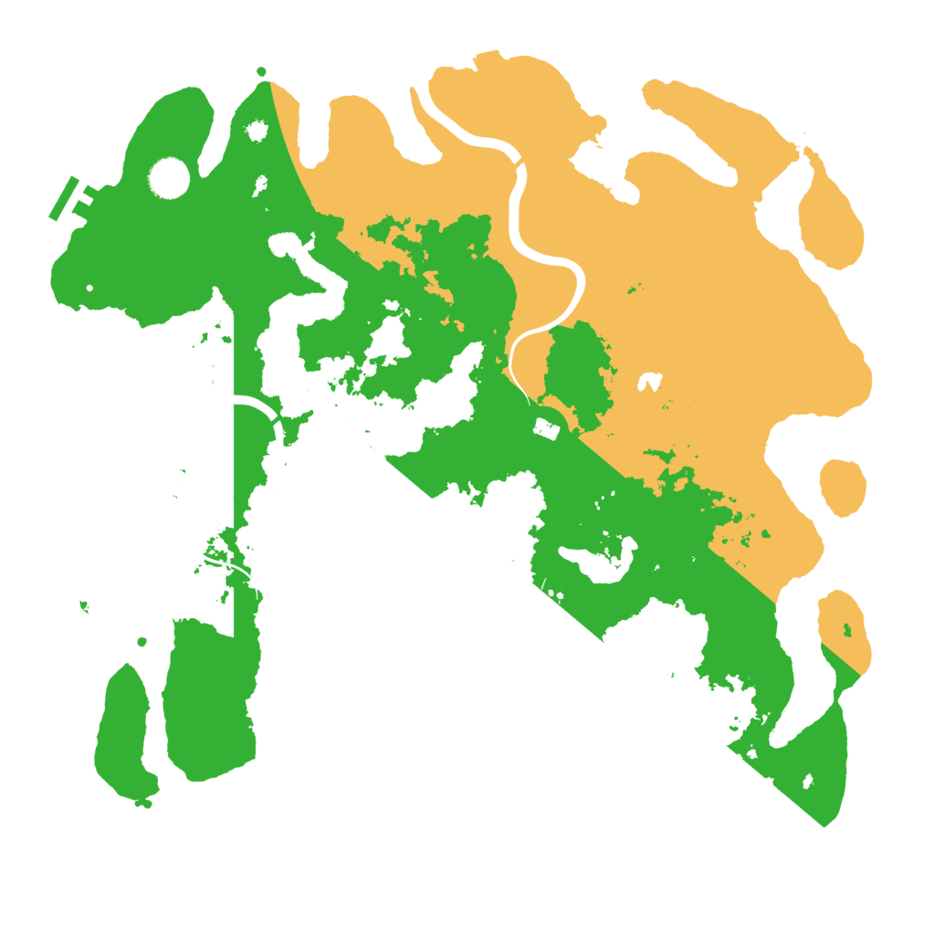 Biome Rust Map: Procedural Map, Size: 4000, Seed: 4602