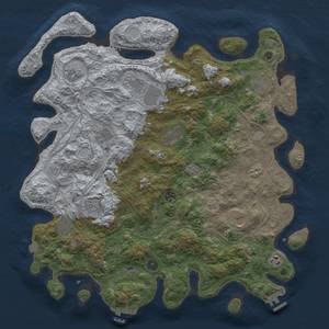 Thumbnail Rust Map: Procedural Map, Size: 4500, Seed: 1779959351, 19 Monuments