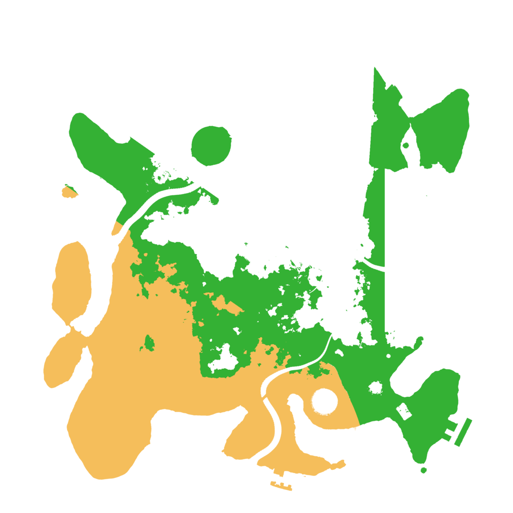 Biome Rust Map: Procedural Map, Size: 3500, Seed: 1347476743