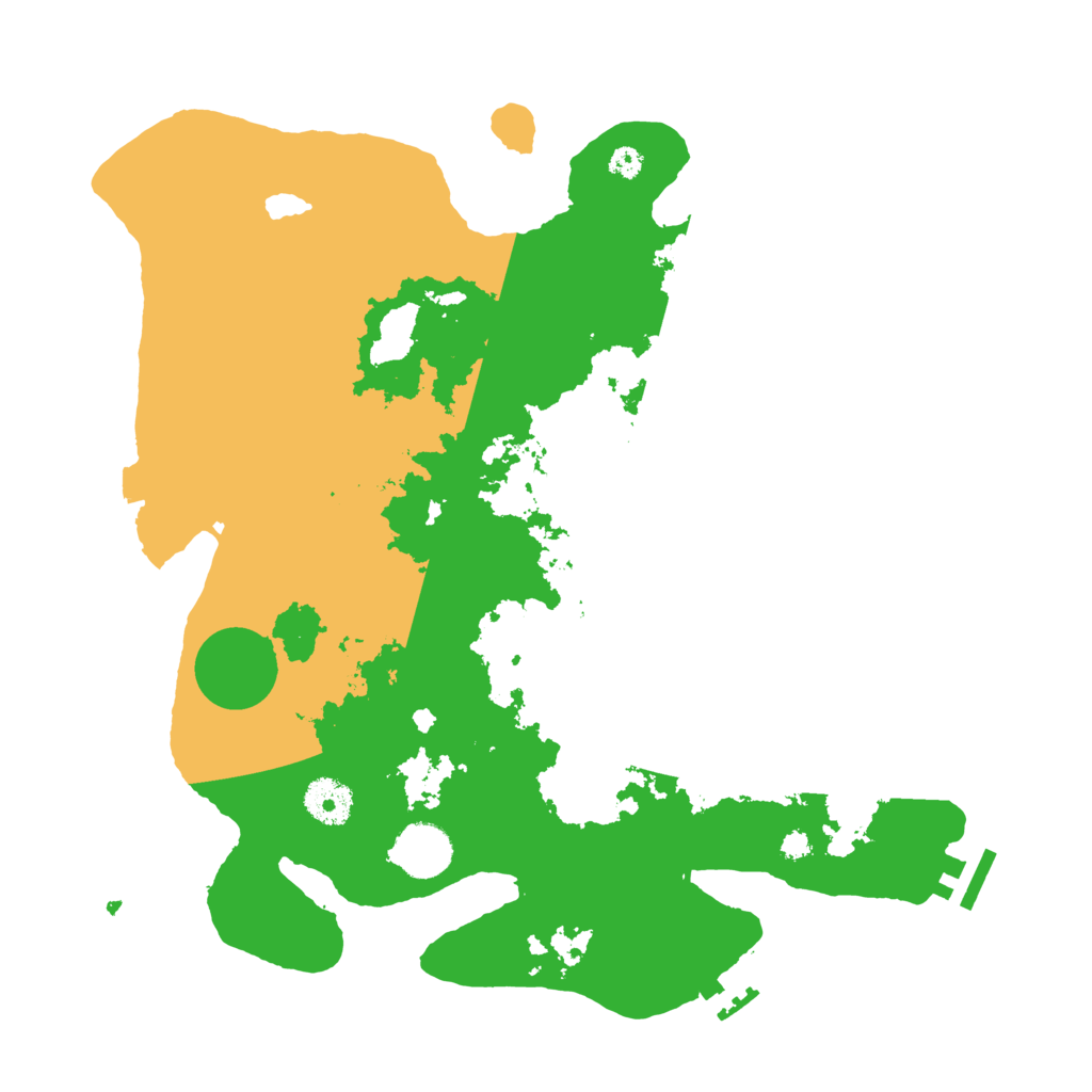 Biome Rust Map: Procedural Map, Size: 3500, Seed: 6969669