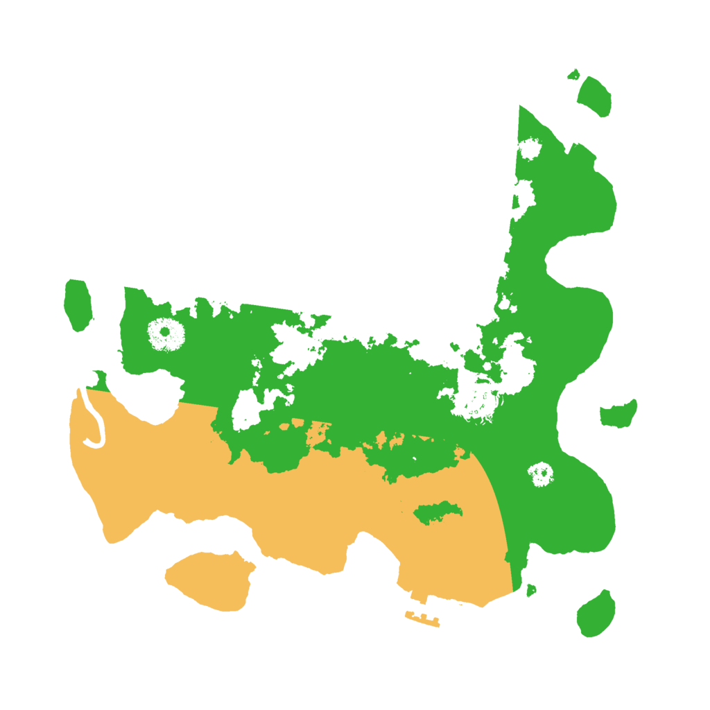 Biome Rust Map: Procedural Map, Size: 3000, Seed: 30840