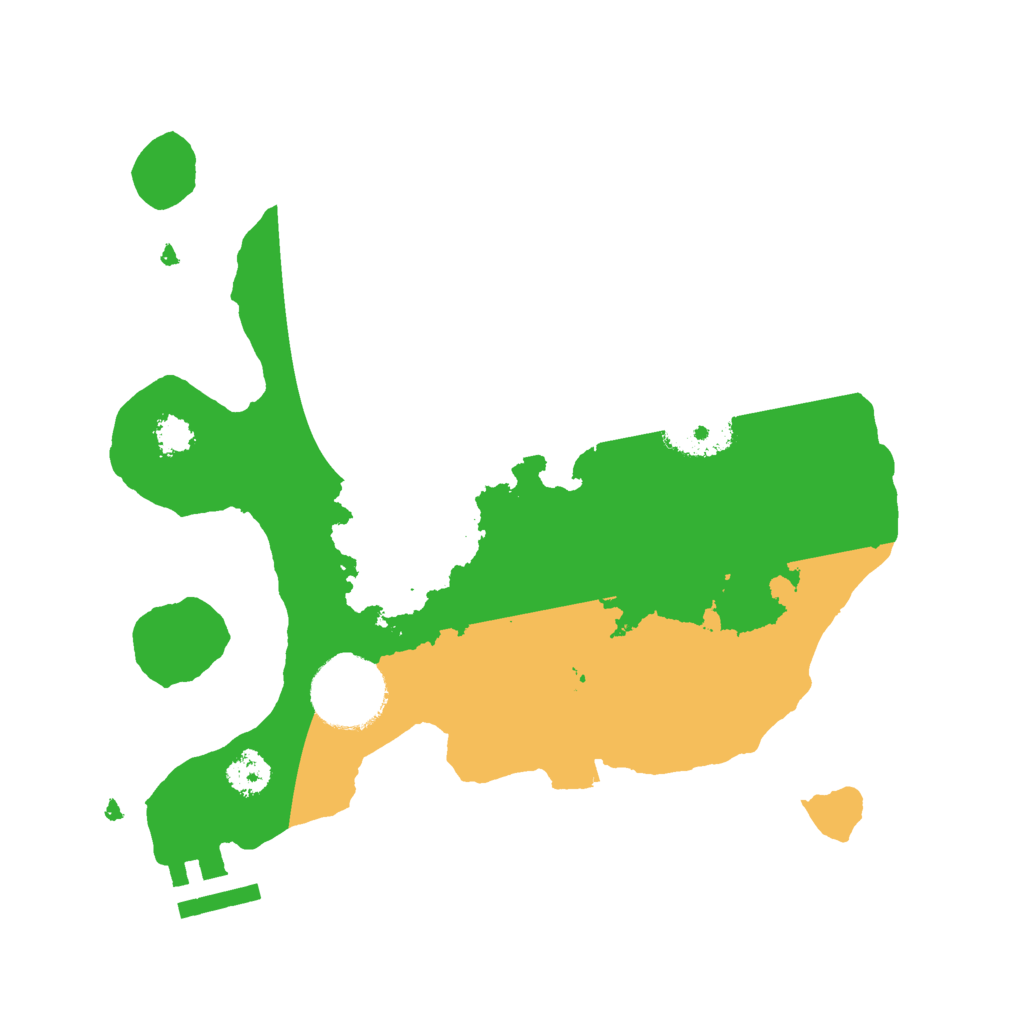 Biome Rust Map: Procedural Map, Size: 2500, Seed: 739502