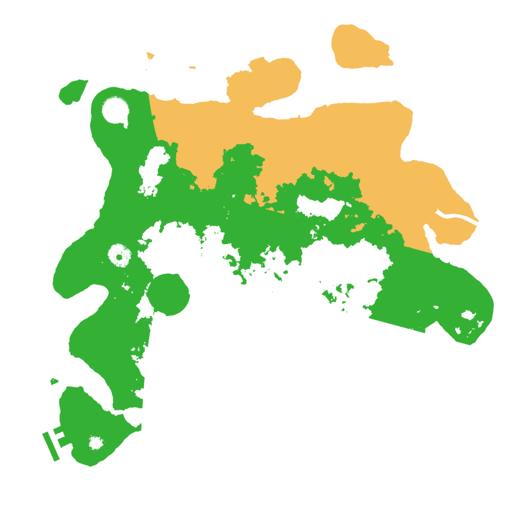 Biome Rust Map: Procedural Map, Size: 3500, Seed: 931050711