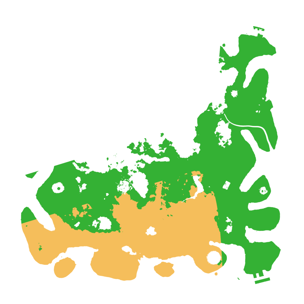 Biome Rust Map: Procedural Map, Size: 4000, Seed: 6544198