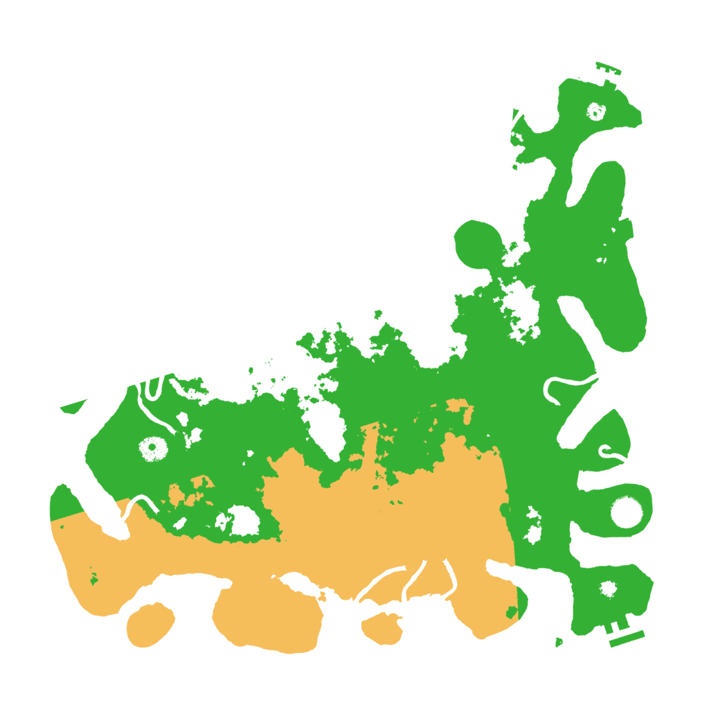 Biome Rust Map: Procedural Map, Size: 4000, Seed: 6544198