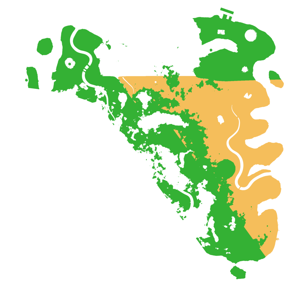 Biome Rust Map: Procedural Map, Size: 4500, Seed: 1134967241