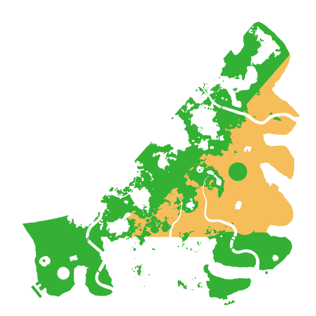 Biome Rust Map: Procedural Map, Size: 4500, Seed: 496181234