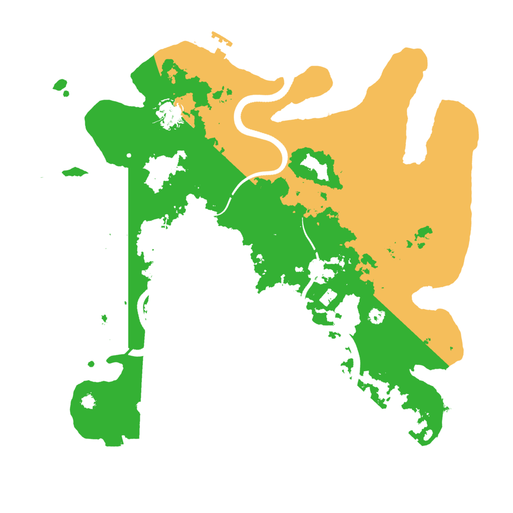 Biome Rust Map: Procedural Map, Size: 3300, Seed: 41126788