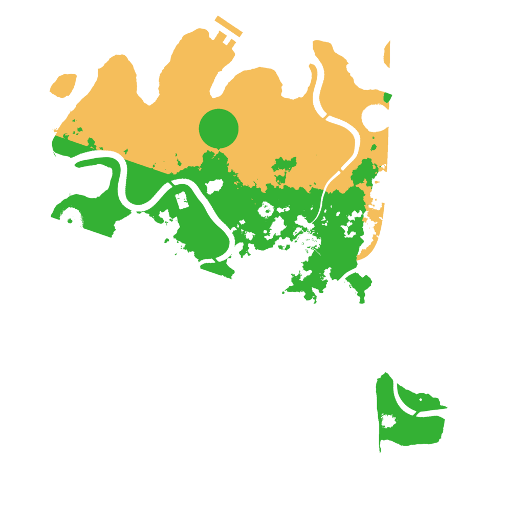 Biome Rust Map: Procedural Map, Size: 3500, Seed: 1787215432