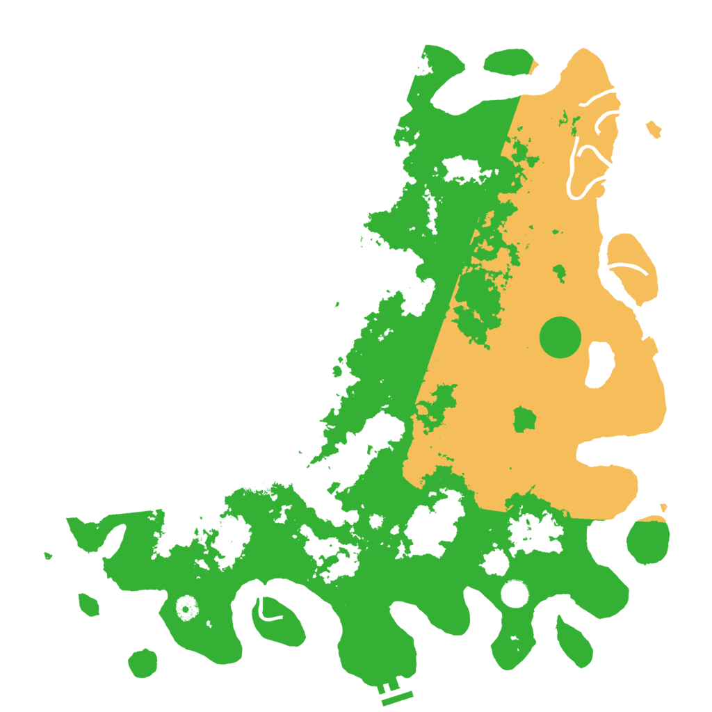 Biome Rust Map: Procedural Map, Size: 4500, Seed: 664692438