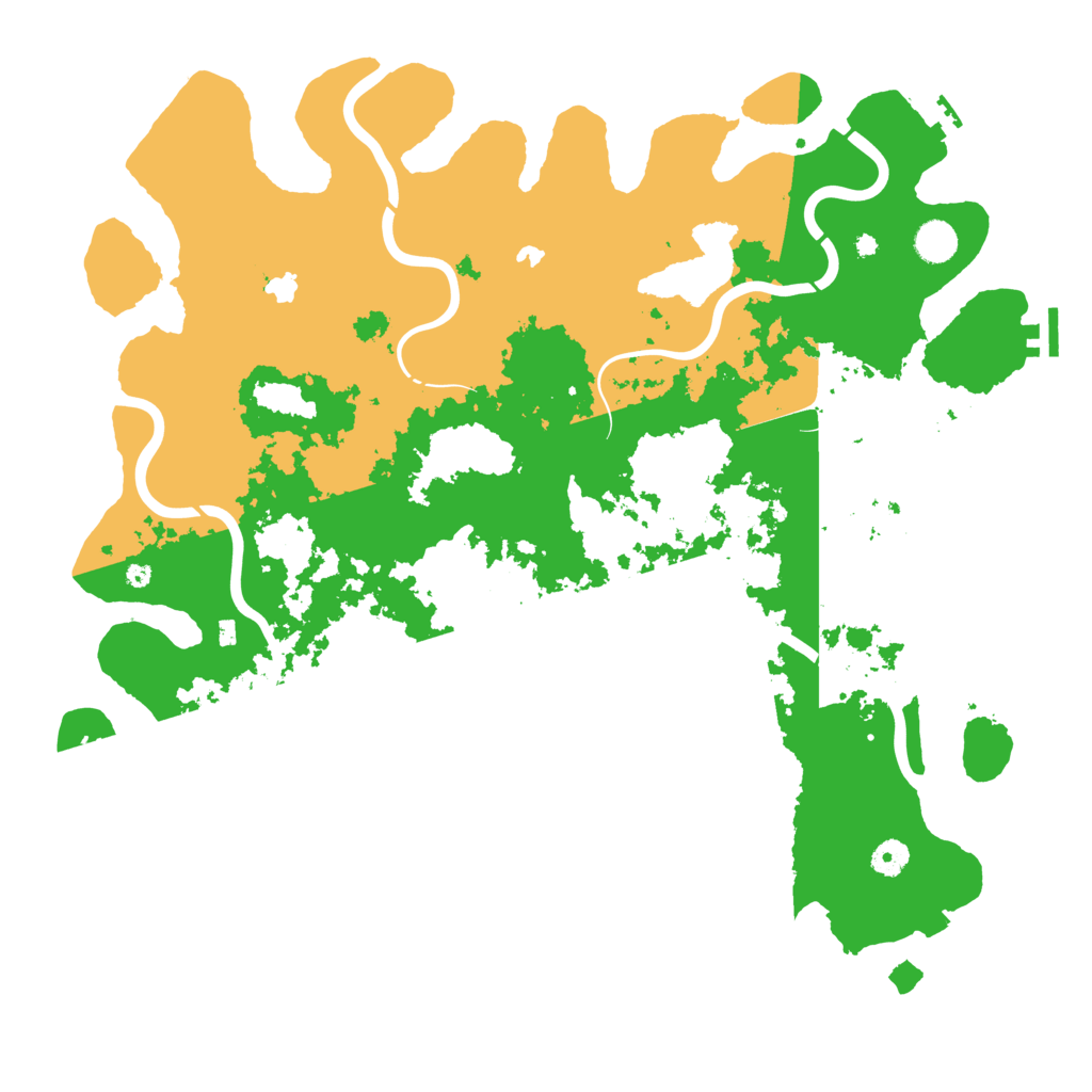 Biome Rust Map: Procedural Map, Size: 4500, Seed: 223041333