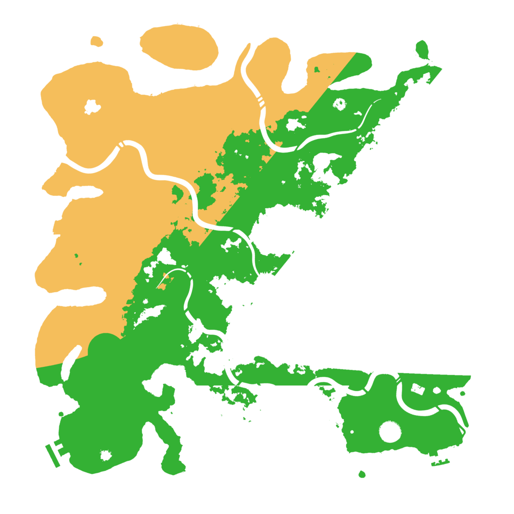 Biome Rust Map: Procedural Map, Size: 4250, Seed: 898591420