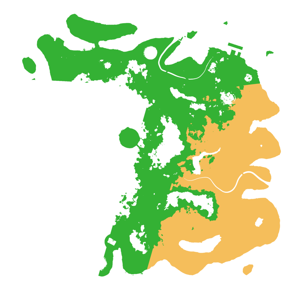 Biome Rust Map: Procedural Map, Size: 4000, Seed: 852890520